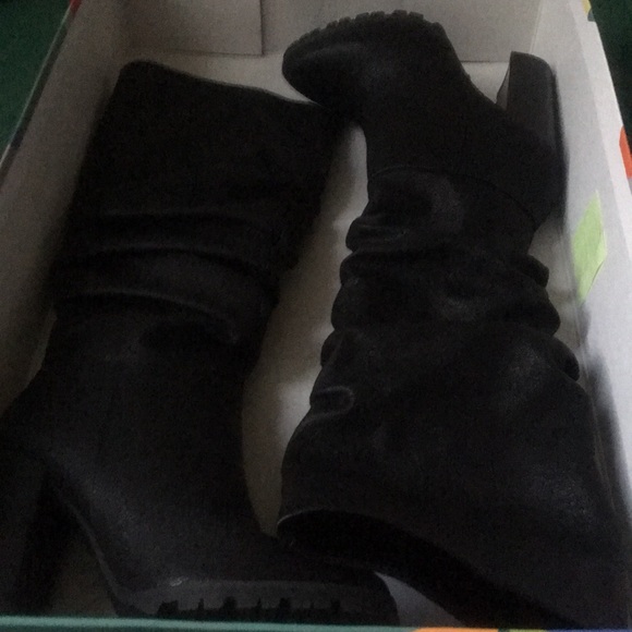 Katy Perry Slough Leather Knee High Boots - Picture 6 of 8